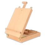 Wooden Desktop Easel & Storage Box - Crafty By Numbers - Paint by Numbers - Paint by Numbers for Adults - Painting - Canvas - Custom Paint by Numbers