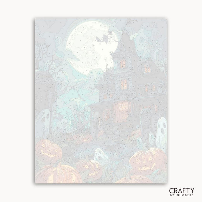 Iridescent foil sheet with cloud and moon design on a white background