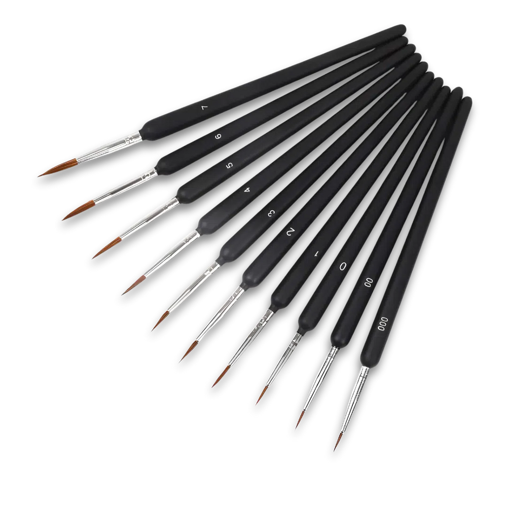 Precision Detail Brushes (Set of 10)