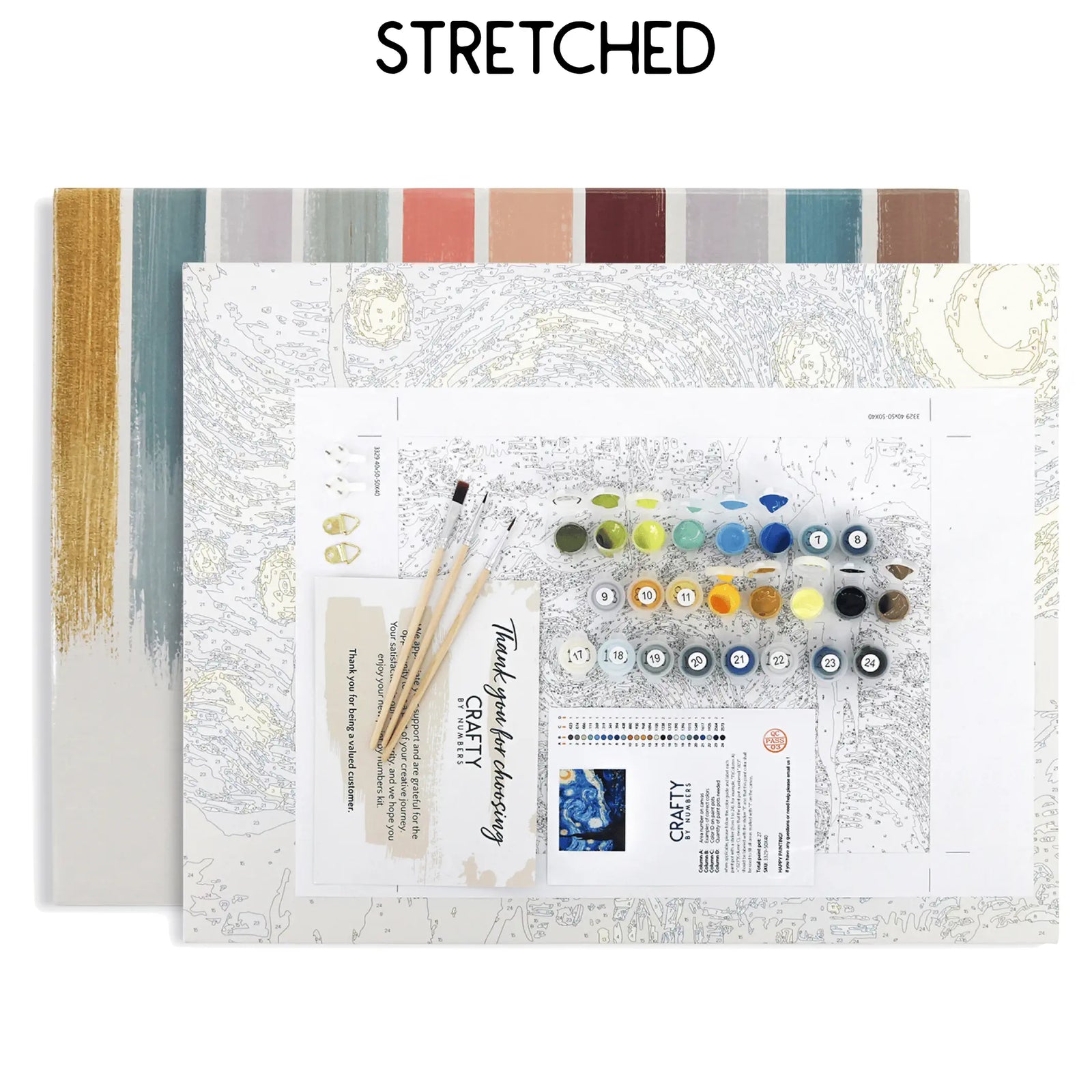 Sunset paint by numbers of cobblestone streets and glowing rooftops