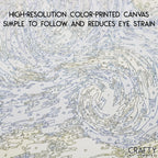 Risen Christ paint by number with composition similar to famous landscape paintings and van gogh famous paintings.