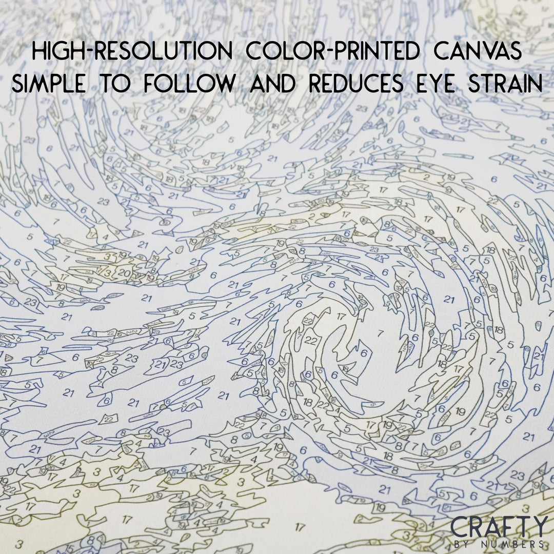 Custom paint by number canvas deals