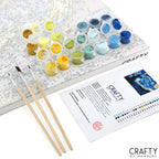 Inspiring abstract sailing ship paint by numbers reflecting famous abstract paintings innovation.