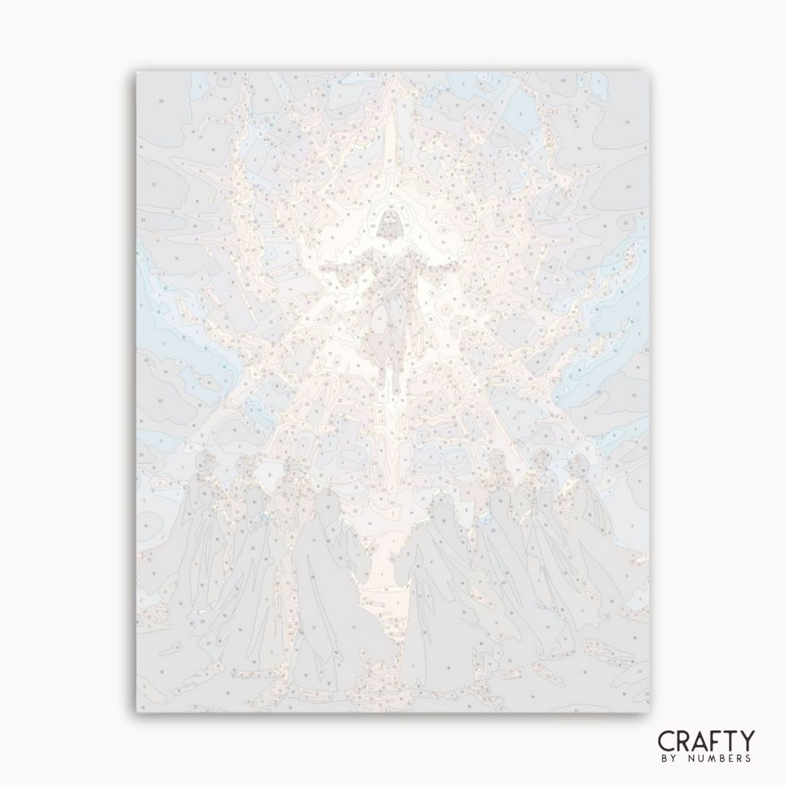 The Ascension paint by numbers artwork