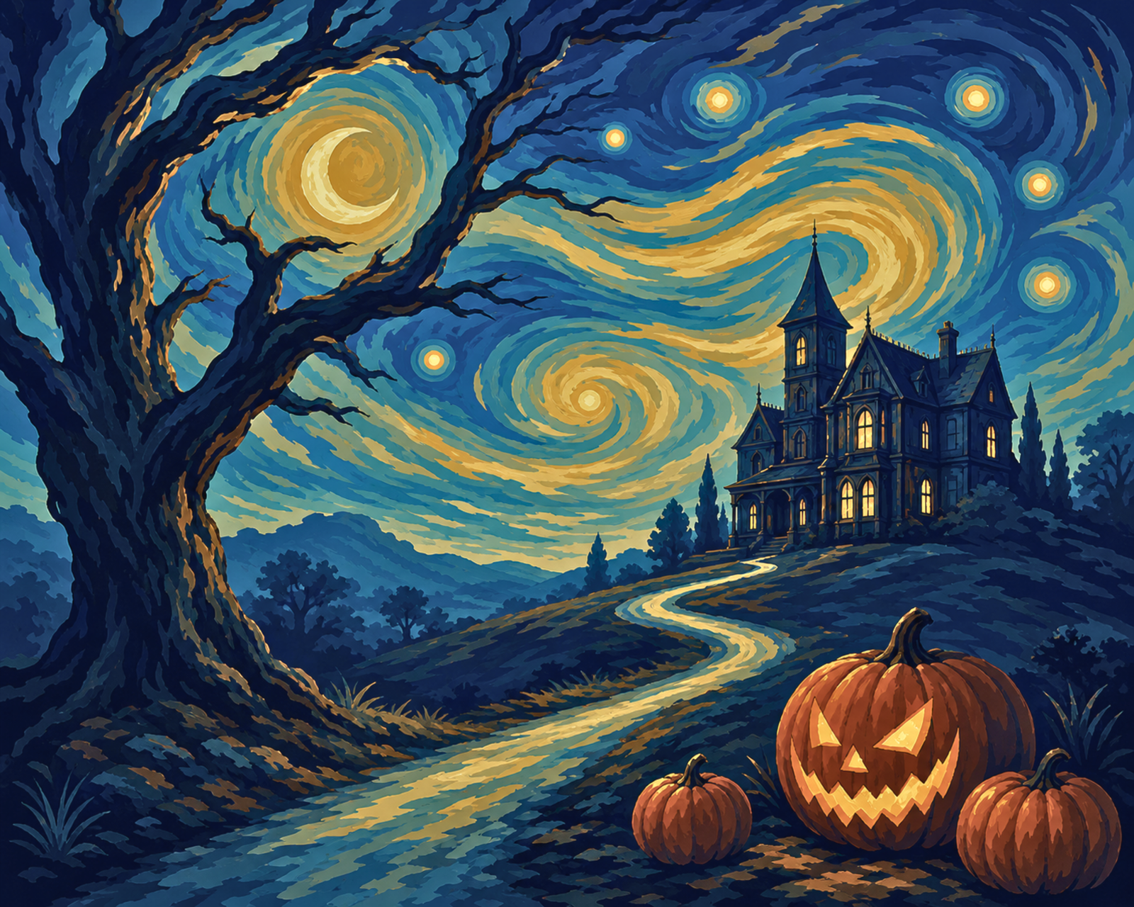 Starry Night Halloween