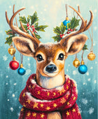 Starry Snowscape Stag