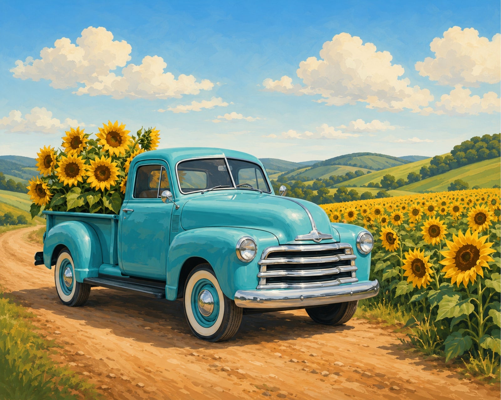 Sunflower Road Trip