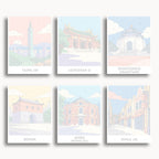 Taipei travel poster mini paint by numbers collection