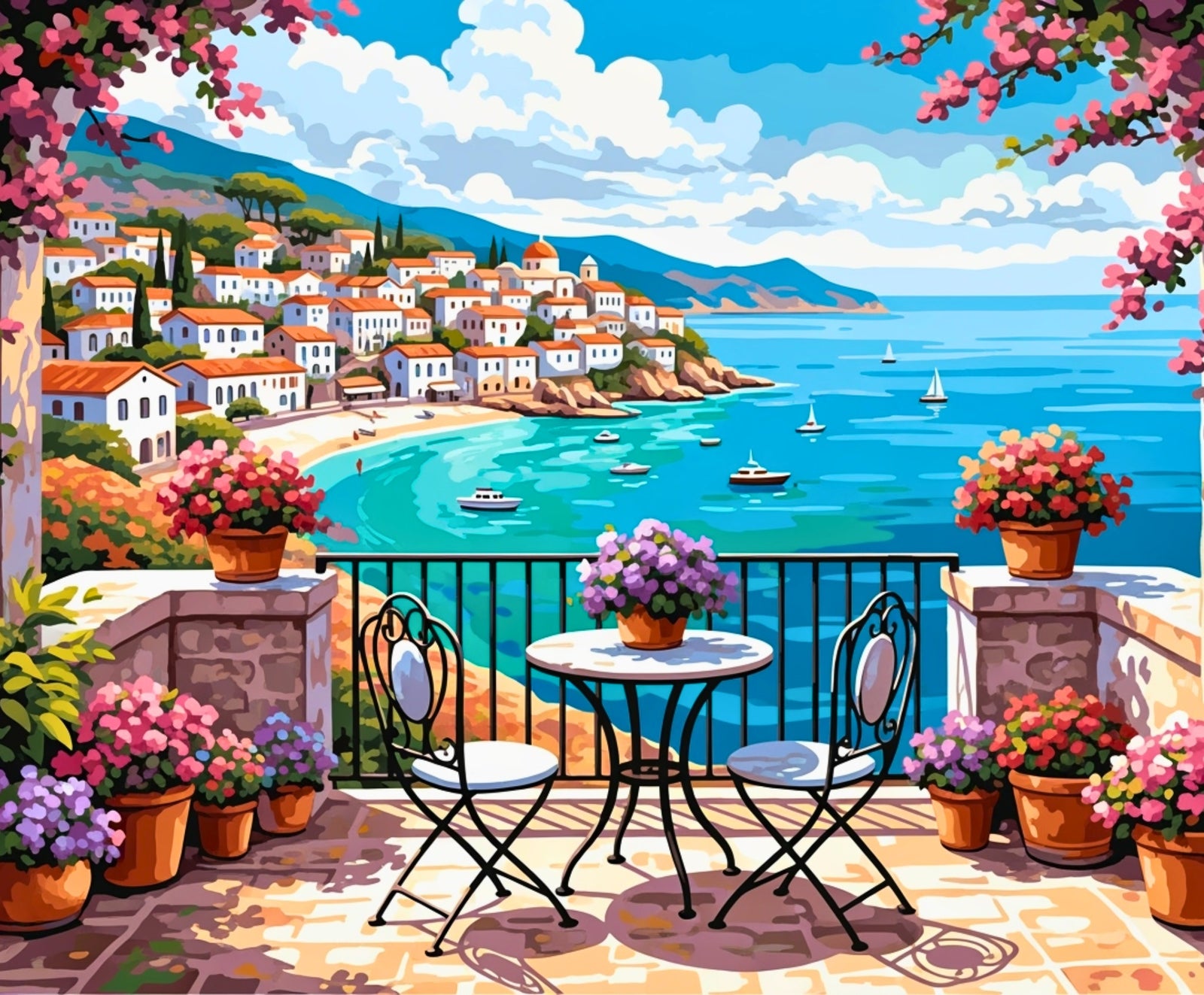Terrasse am Meer