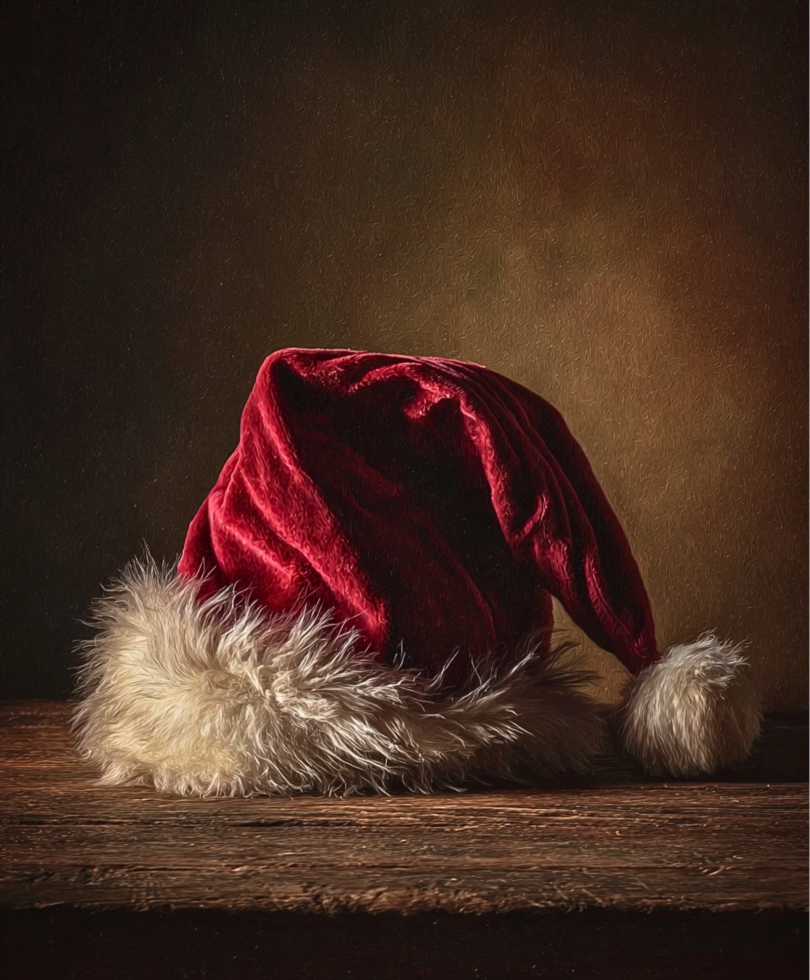 The Hat of Noel paint by numbers artwork