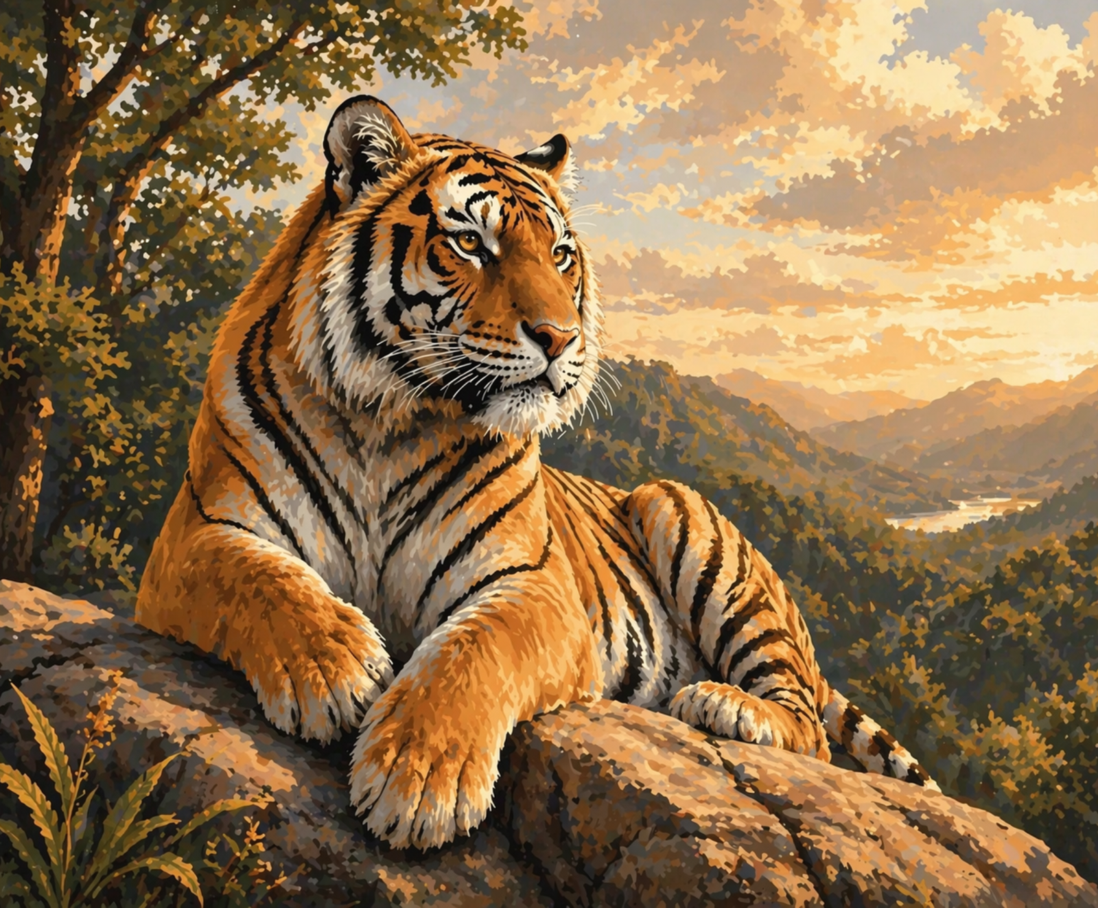 Resting Tiger