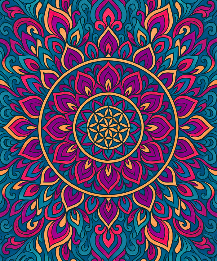 Close-up of the Velvet Radiance linen canvas showing detailed numbered sections for easy and precise painting