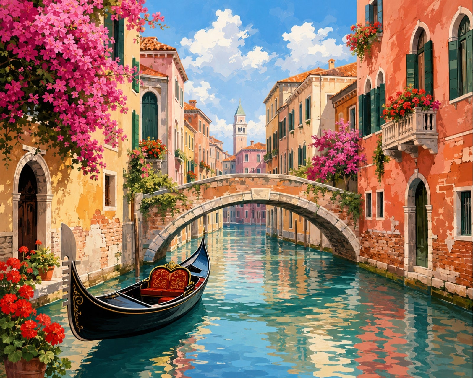 Venetian Canal Bloom
