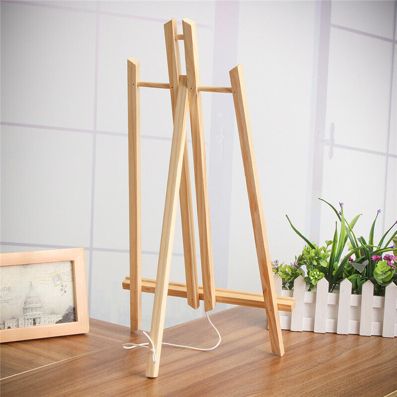 Wooden Easel (Free Gift) used during a painting session
