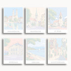 Zurich travel poster mini paint by numbers collection