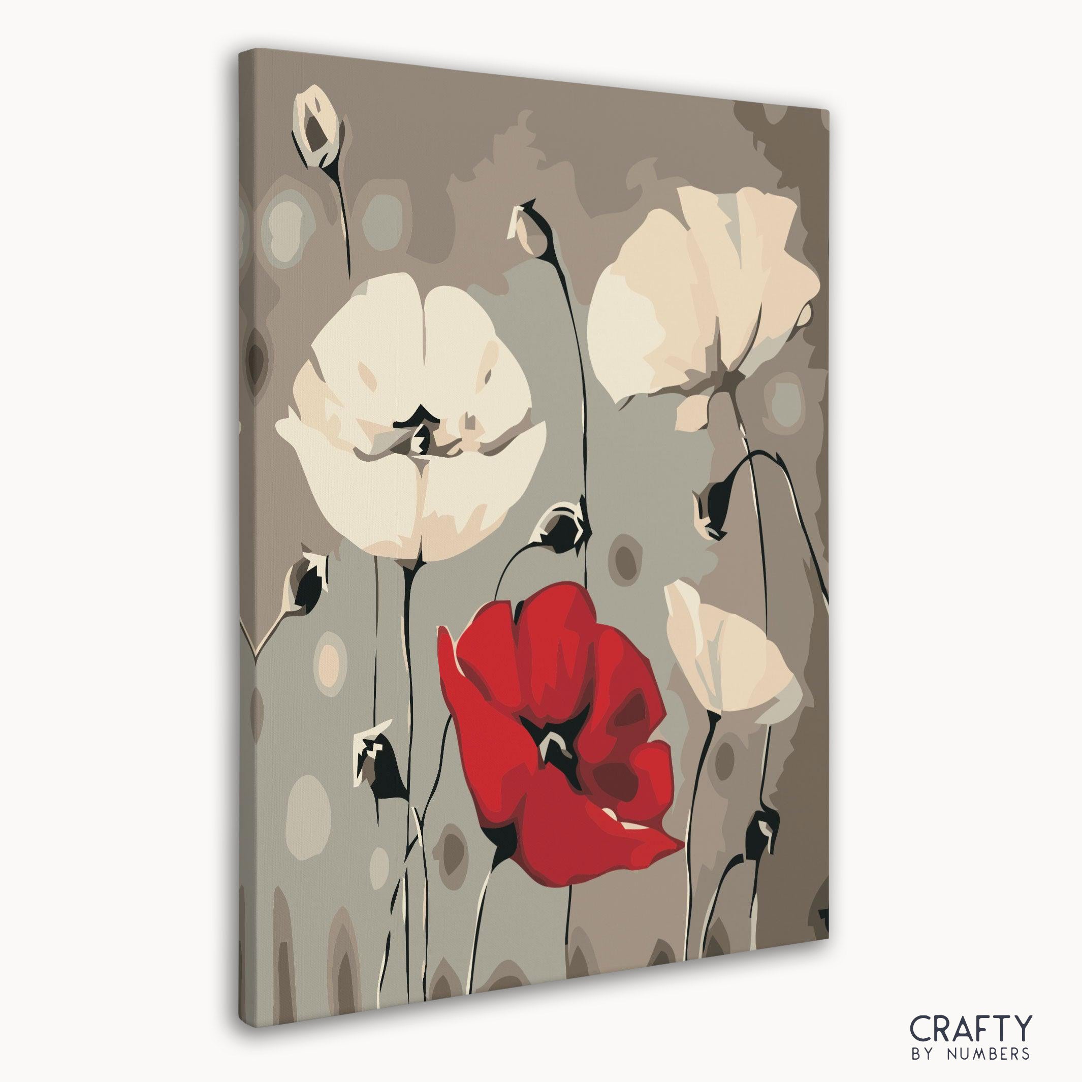 Colorful Abstract Flowers artwork reflecting themes seen in vincent van gogh famous paintings and famous flower paintings.