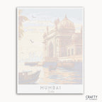 paint by numbers canvas of mumbai india