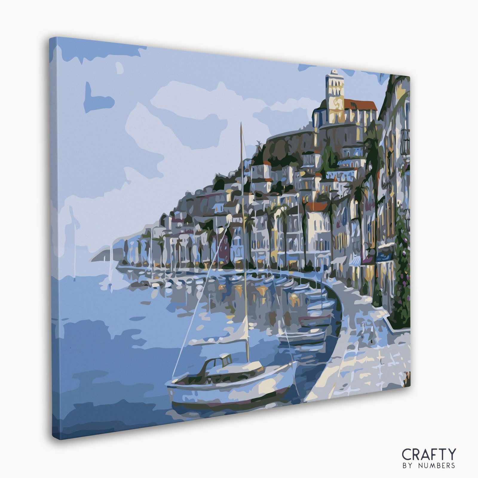 Numbered canvas preview for the Coastal City design