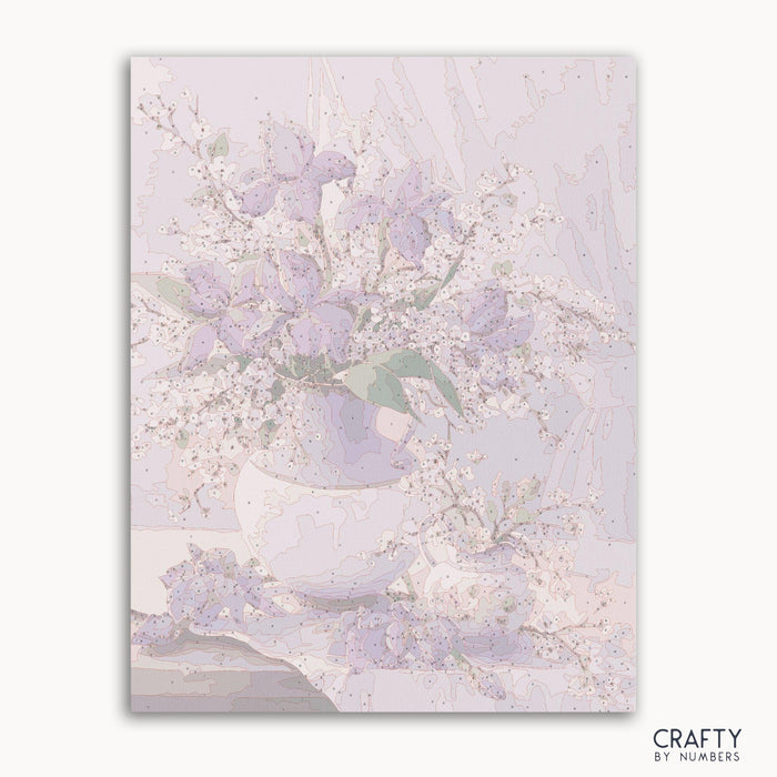 Cornflower Lillepilt paint by number featuring vivid blue flowers inspired by famous paintings van gogh famous paintings and famous flower paintings.