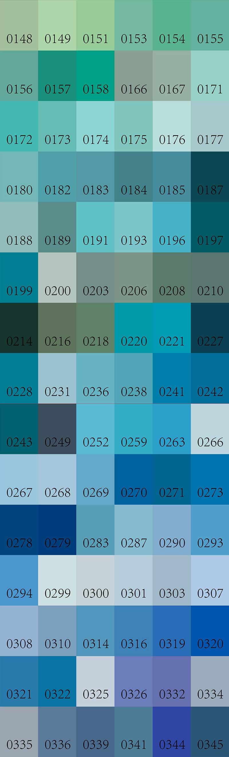 Color swatch with a gradient of blue shades