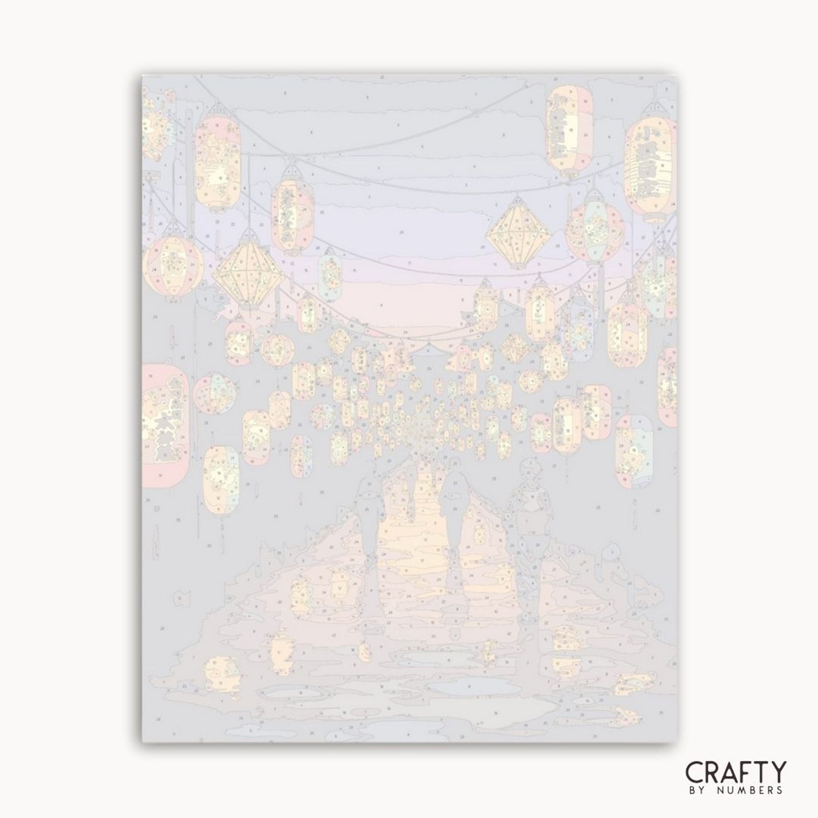 Festival of Light paint by numbers artwork