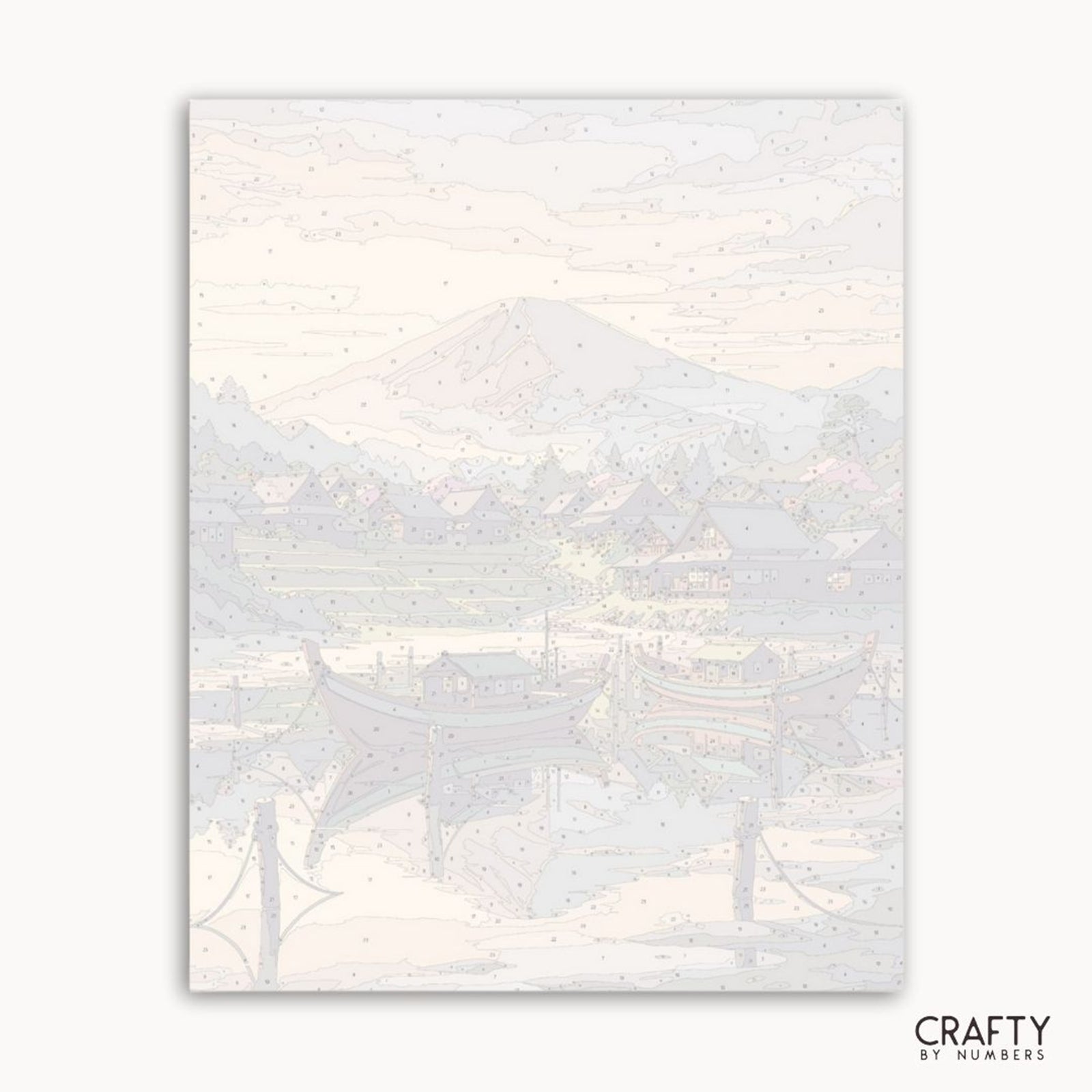 Harbor of Harmony paint by numbers artwork