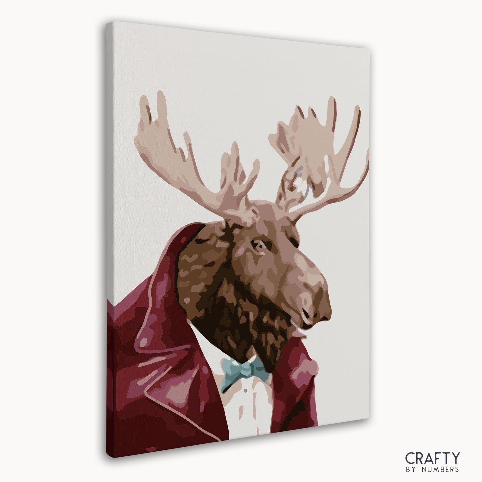 Numbered canvas preview for Gentleman Sr. Moose