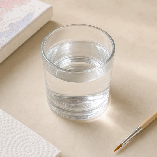 Small cup of clean water