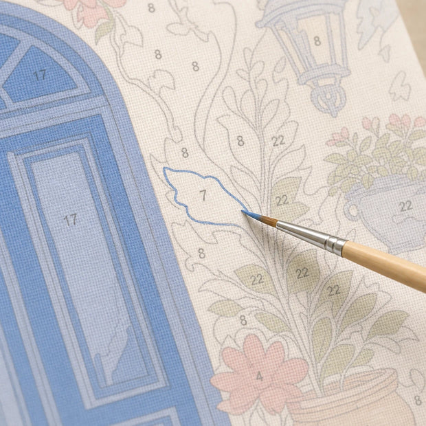 Paint the edges first