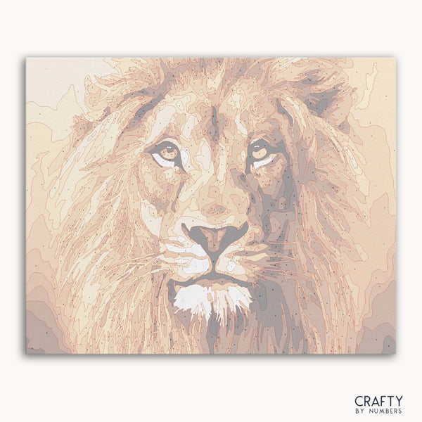 Golden Lion paint by number artwork inspired by famous paintings, vincent van gogh famous paintings, most famous paintings, famous landscape paintings, famous artists paintings, famous paintings of women.