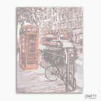 Paint by numbers kit of Big Ben at sunset in London