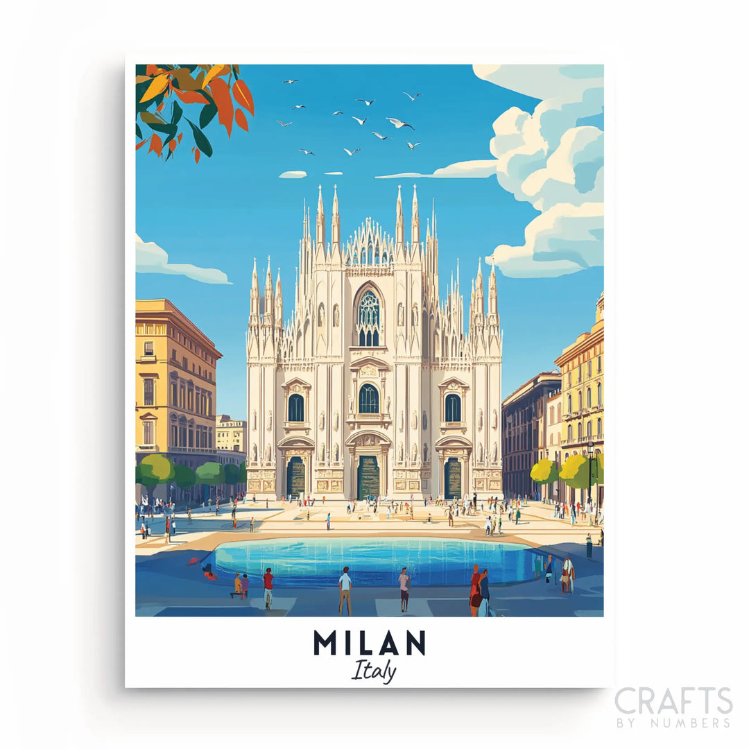 Milan - Travel Poster