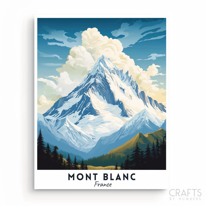 Mont Blanc - Travel Poster