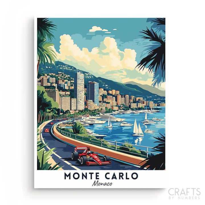 Monte Carlo - Travel Poster