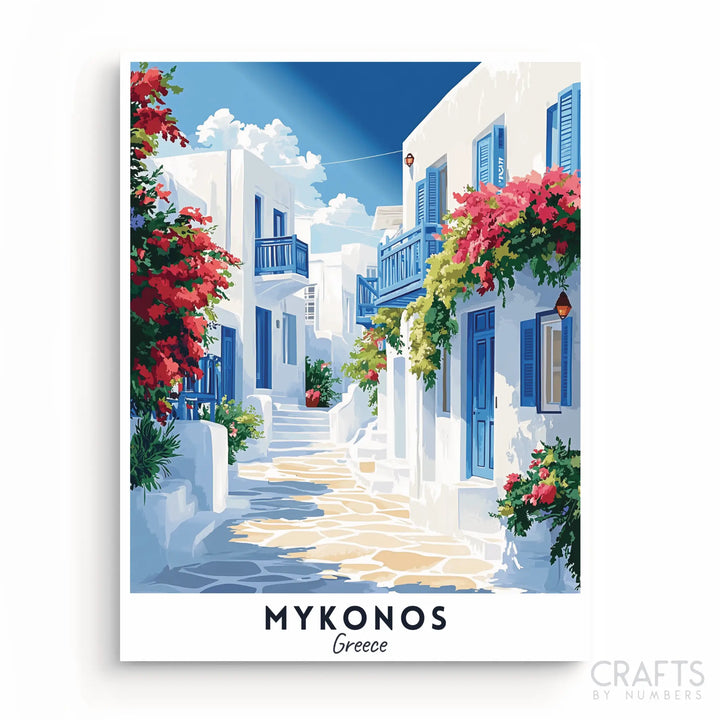 Mykonos - Travel Poster