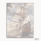 Ocean boat paint by numbers featuring famous paintings style inspired by vincent van gogh famous paintings and famous landscape paintings.