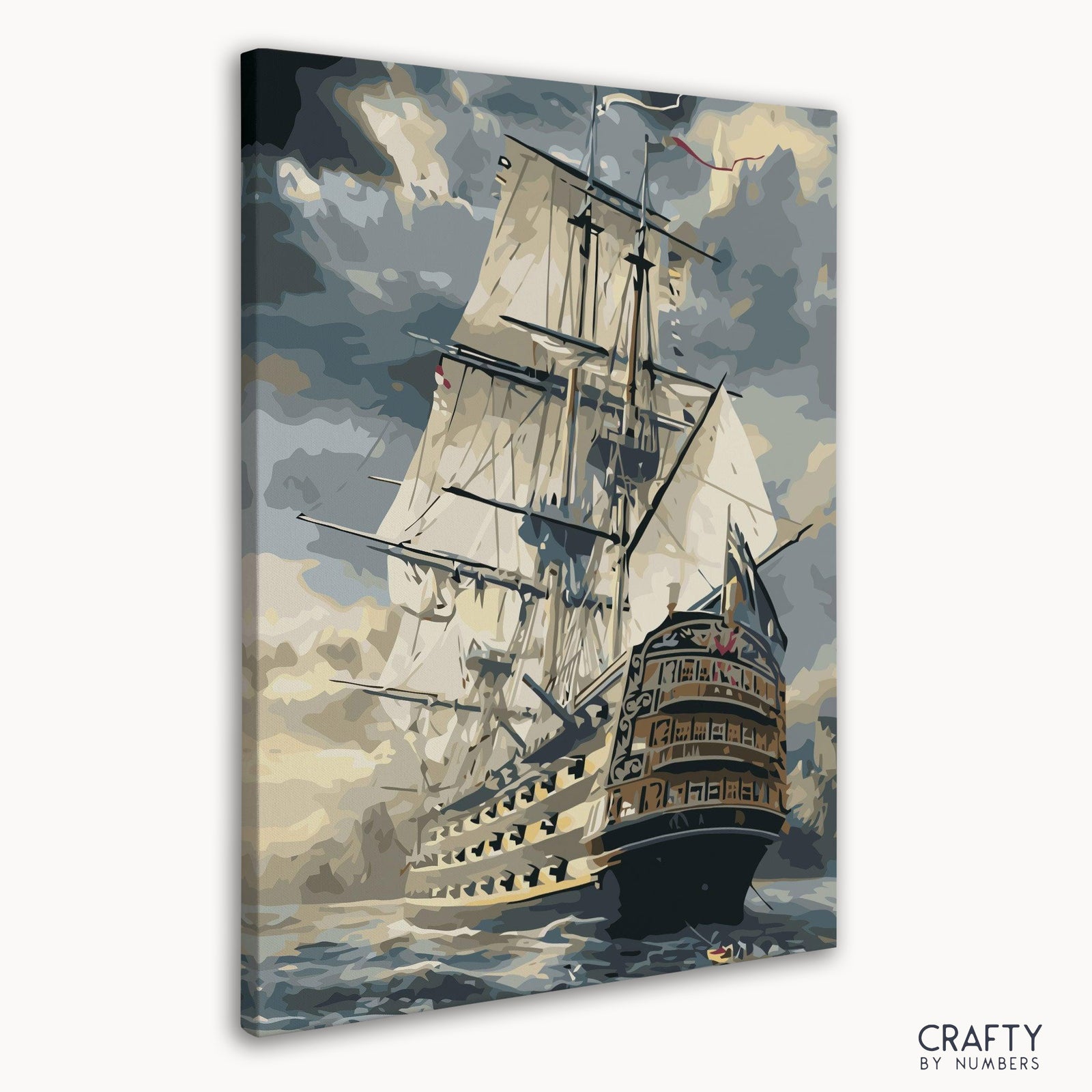Detaillierte Ozeanboot-Malen-nach-Zahlen-Kunstwerke, die Gemälden berühmter Künstler und den Top 10 der berühmten Picasso-Gemälde ähneln.
