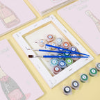 painting set paint by numbers for painting Rosé Champagne