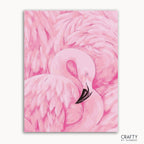 Pink Crane Bird