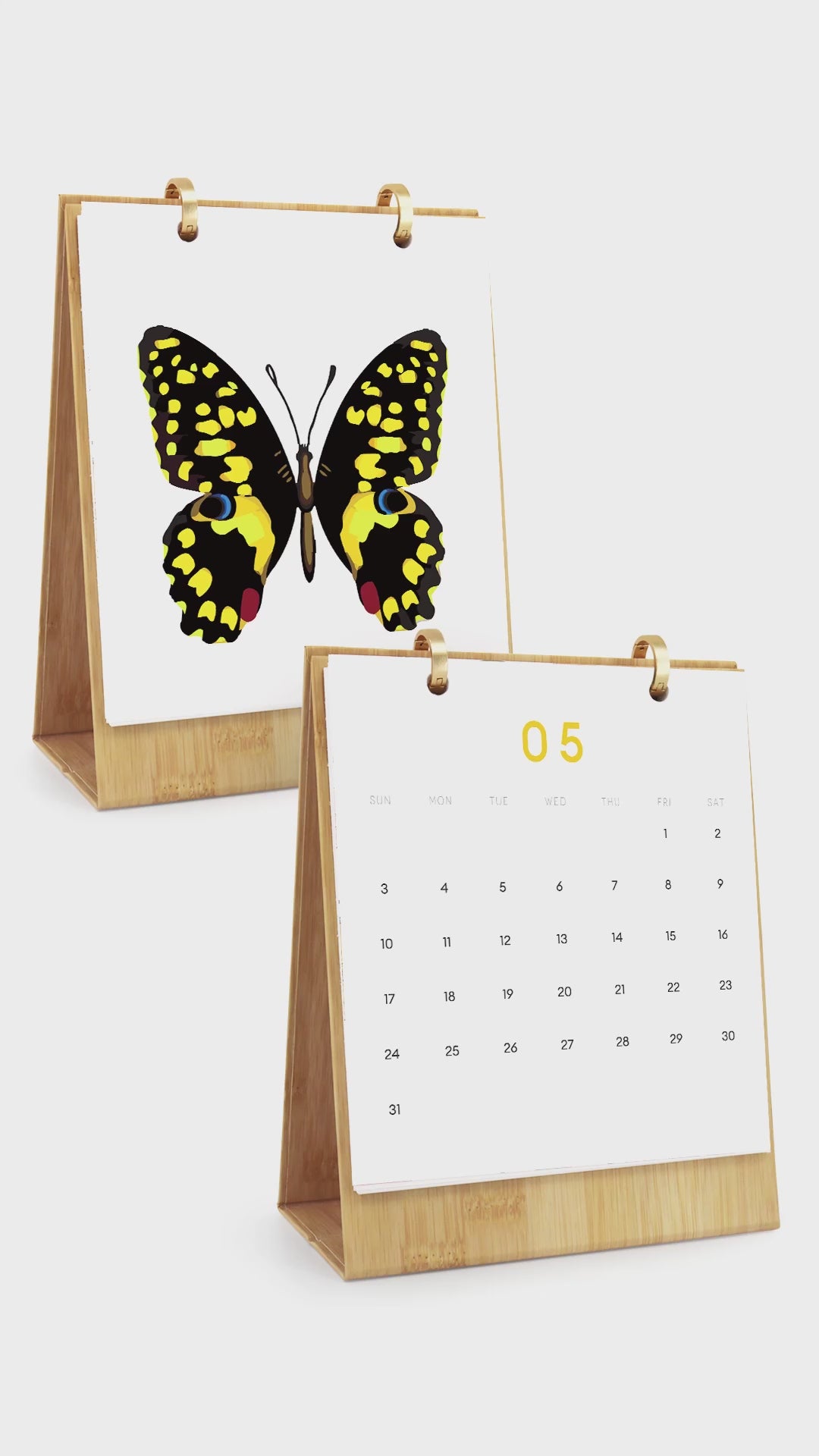 DIY canvas painting of colorful butterflies using Butterfly Days paint by numbers set.