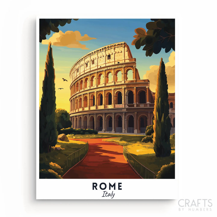 Rome - Travel Poster