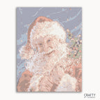 Santa Claus Art paint by number inspired by famous paintings with detailed brush strokes and vibrant colors. vincent van gogh famous paintings most famous paintings famous landscape paintings
