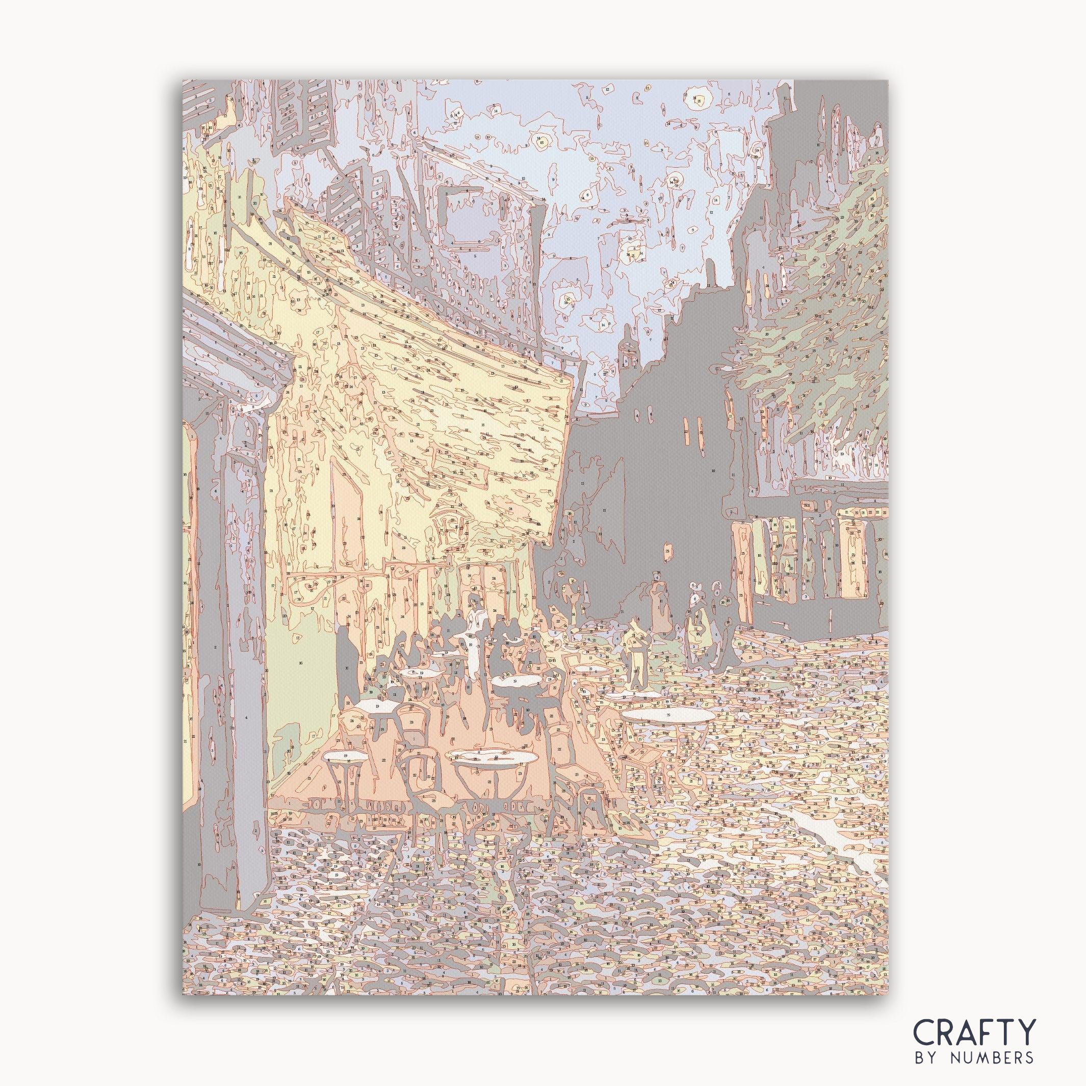 The Café Terrace - Vincent Van Gogh – Crafty By Numbers