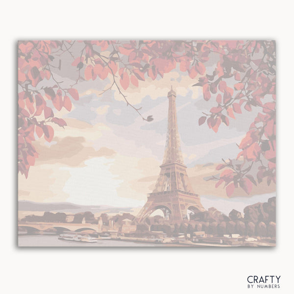 Painting by numbers kit of The Gardens Champ de Mars landscape