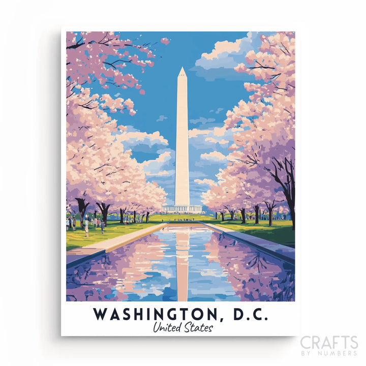 Washington, D.C. - Travel Poster