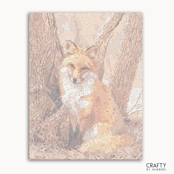 Wild Wolf animal paint by number inspired by famous paintings and vincent van gogh famous paintings style.