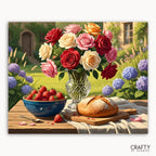 Roses And Summer Table