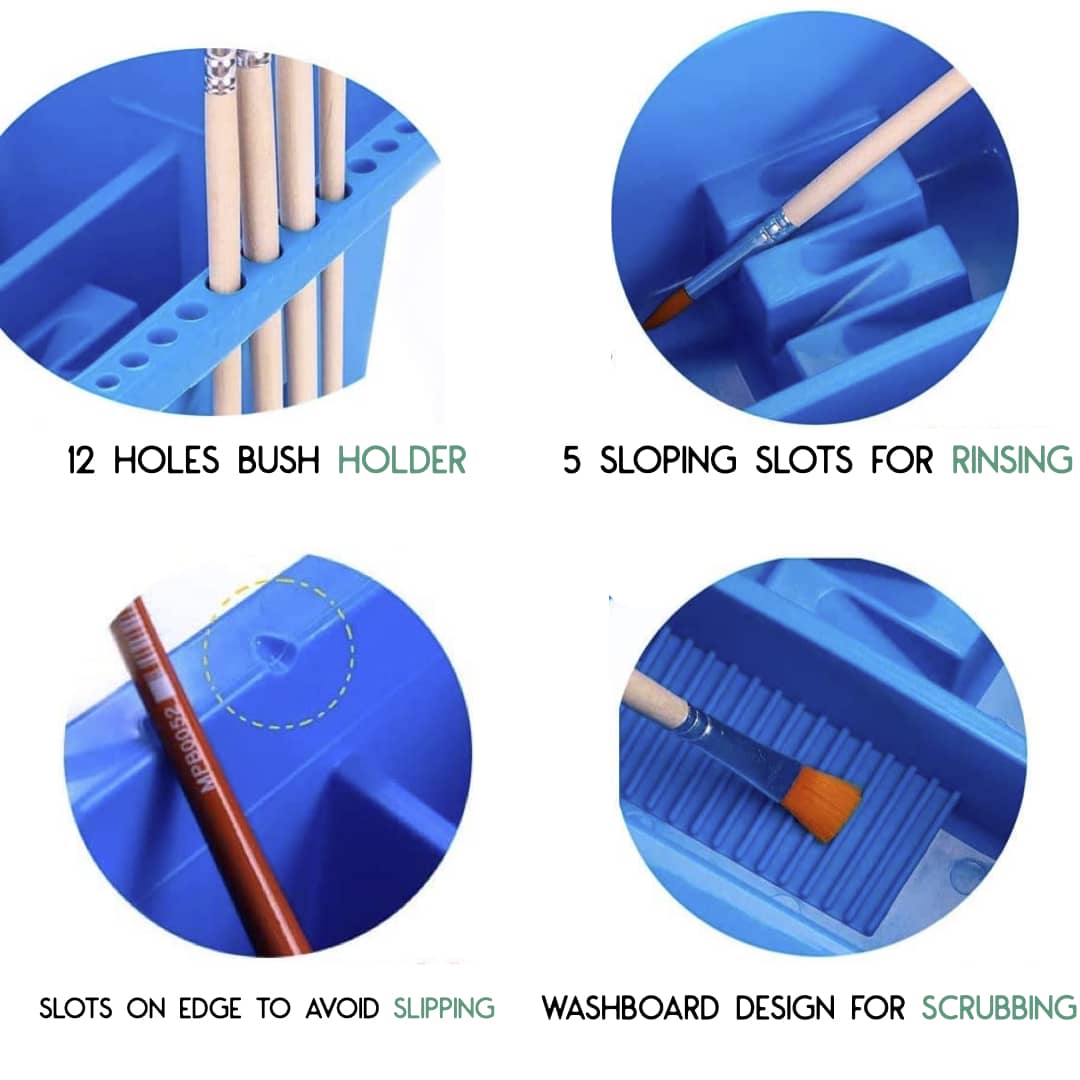 Close-up of Brush Washer