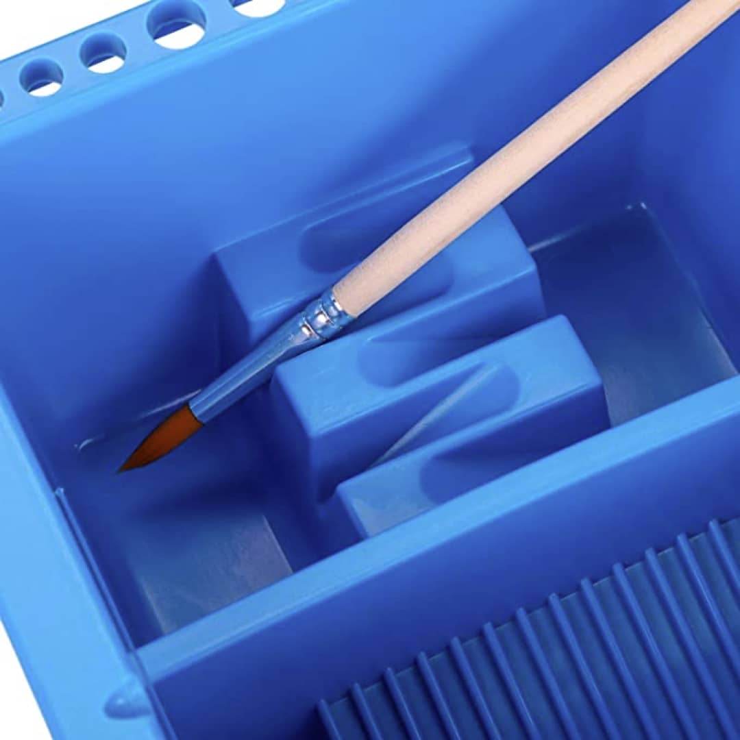 Brush Washer used during a painting session