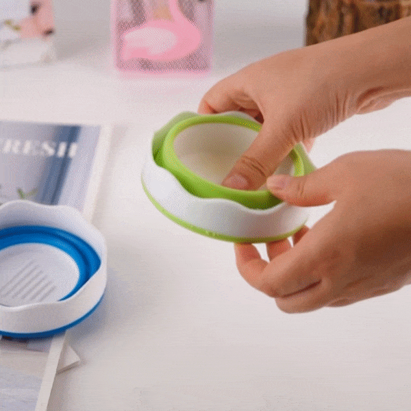 Collapsible Paint Brush Washer Cup - Crafty by Numbers - Paint by Numbers - Gif usage